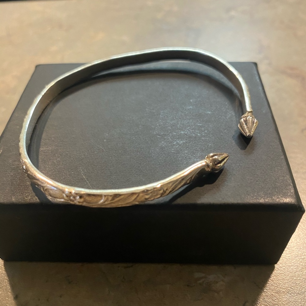 Sterling Silver West Indian flat bracelet